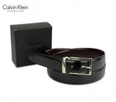 CK014 Ceinture pour homme en vrai cuir Calvin Klein taille 100/125