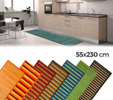 159224 Tapis en bambou naturel multicolore 55 X 230 cm