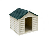 315917 Niche pour chien en forme de maison en résine 72 X 71,5 X 68 cm