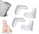 256527 Protections d'angles / cornières 12 pièces en plastique transparent