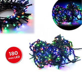 499111 Mini-lumières de Noël multicolores 180 LED 8 jeux de lumières 9,16 m