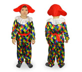 537349 Costume de Carnaval déguisement d’Arlequin enfant de 3 à 12 ans