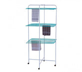 52682 Etendoir à linge vertical 130 cm 25 m de surface de pliage avec roues