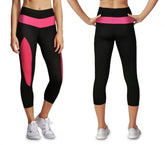 Leggings de sport KZ-178 femmes tissu technique gym et running longueur mollets