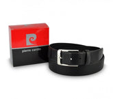 Ceinture pour homme 8005 en vrai cuir PIERRE CARDIN avec boucle en acier poli