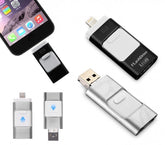 Clef USB 3 en 1 connecteurs lightning micro usb 32Go flash drive storage