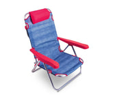 Petite chaise pour la plage ONSHORE 379837 oreiller avec accoudoirs