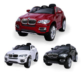 Voiture électrique LT847 pour enfants BMW X6 monoplace 12V avec télécommande