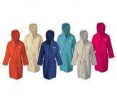Peignoir en microfibres brodé COVERI World séchage rapide unisexe voyage