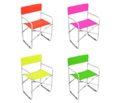 Chaise pliante de jardin en acier COVERI MARE couleurs assorties 79x30x46,5 cm
