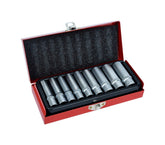 Coffret de 9 douilles en acier chrome vanadium de 5-13 mm marque OXFORD