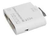 Kit connecteur 5 en 1 connexion caméra Apple IPAD 1 2 3 lecteur carte micro SD