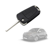 Coque de clé de verrouillage télécommande 3 boutons à distance pour voiture Opel
