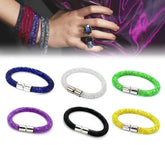 Bracelet avec strass en filet 20 cm Crystal Falls effet 3D fermeture magnétique
