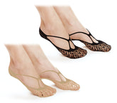 8287 Pack de 6 chaussettes femme maille respirante invisible socks taille unique