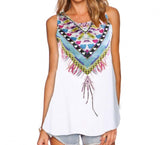 3908 T-shirt femme modèle Elena avec impression colorée tailles S à XL