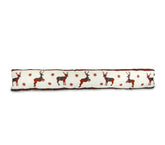 653445 Coussin bas de porte fantaisie noël motif renne 86 x 14 x 5 cm
