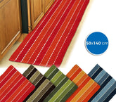 184028 Tapis mod. STRIPES 50 x 140 cm 100% coton idéal salle de bain et cuisine
