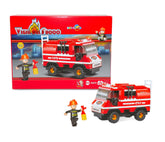 121467 Playset de briques de construction VIGILI DEL FUOCO 133 éléments CIGIOKI