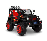 Voiture électrique LT863pour enfant JEEP SPORT 4 roues motrices siège en cuir