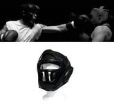 Casque de defense arts kickboxing, le karaté, MMA, masque de contact de boxe