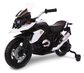 LT873 Moto de course électrique 12V pour enfant Flower siège en cuir