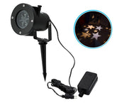 560895 Projecteur laser LED lumineux effet ÉTOILES d'extérieur résistant à l'eau