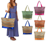 Sac de plage Onshore mod. Malika fantaisie ethniques zig zag différentes couleur