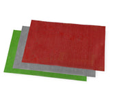Lot de 3 tapis multiusage antibactérien texture tressé 50 x 30 cm découpable