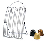 365984 Porte-capsules café pour 24 capsules WELKHOME en métal 4 colonnes