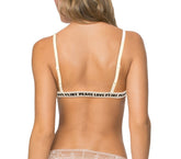 H869 Soutien-gorge à brides femme modèle RIEM base élastiquée bonnet en dentelle