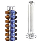 365953 Porte-capsules café pour 36 capsules WELKHOME en métal 4 colonnes