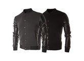 Manteau d'hiver - Blouson - veste simili cuir homme