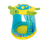 52219 Pataugeoire gonflable Tortue enfant avec marquise 109x96x104 cm Bestway