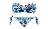 DW8891 Maillot de bain bikini rembourrés mod. VANESSA fantaisie ethnique