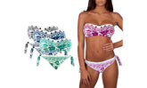 DW8891 Maillot de bain bikini rembourrés mod. VANESSA fantaisie ethnique