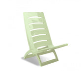 chaise pliante plage EVERTOP en plastique rigide plusieurs couleurs 65X38X50cm