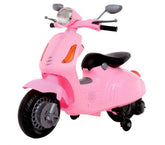 B38110 Moto électrique pour enfant VESPINA avec roulettes 12V son, lumière MP3