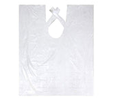 158998 Cape blanche jetable 90 x 110 cm pour salon de coiffurec