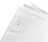 191026 Rideau de douche en polyester RILUX 180 x 200 cm avec 12 anneaux inclus