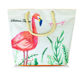 427124 sac de plage Sabrina Tenori Flamingo avec double anse, plusieur coloris