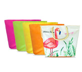 427124 sac de plage Sabrina Tenori Flamingo avec double anse, plusieur coloris