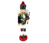 831003 Soldat décoratif CORNAMUSA 30 cm en bois peint à la main
