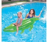 41010 Bouée géante gonflable en forme de crocodile BESTWAY 167x89 cm