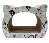 026494 Grattoir NOBLEZA pour chats en carton pressé et impressions 39x29x22 cm