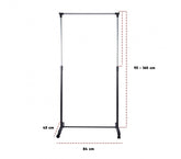 643707 Portant à vêtement à roulettes VestiAmo Casa 84x43x93 max h160 cm
