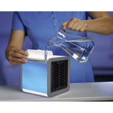 212421 Climatiseur humidificateur et chromothérapie portable avec lumière 7 LED