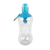 Bouteille d'eau pour le sport de 500 ml avec bec et mousqueton multi usage