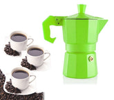 Cafetière italienne pour 3 tasses de café de couleurs FUN - WELKHOME -
