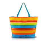 Sac de plage SABRINA modèle FULL COLOR spacieux en tissu avec fermeture zip